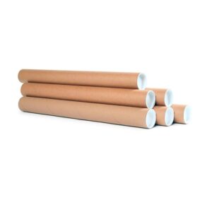 25 Tubos carton 5x62,5cm con tapes