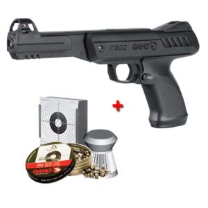 Pack Pistola P-900 Gamo Gunset 4,5mm + tragabalines + dianas + perdigones
