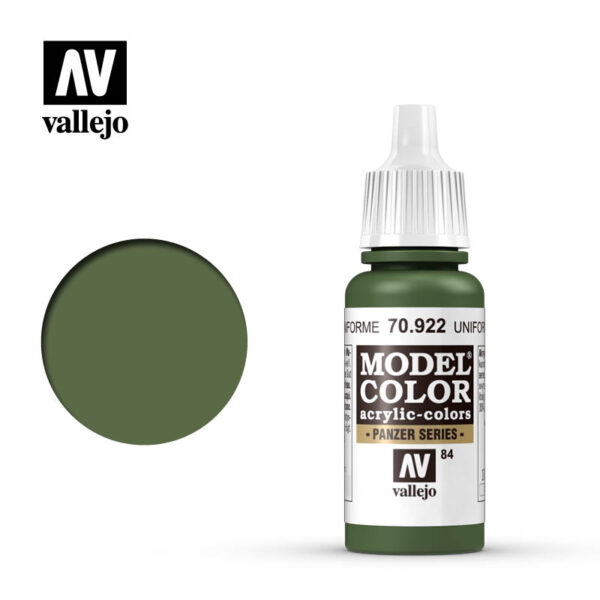 084:MODELCOLOR 922-17ML. VERDE UNIFORME