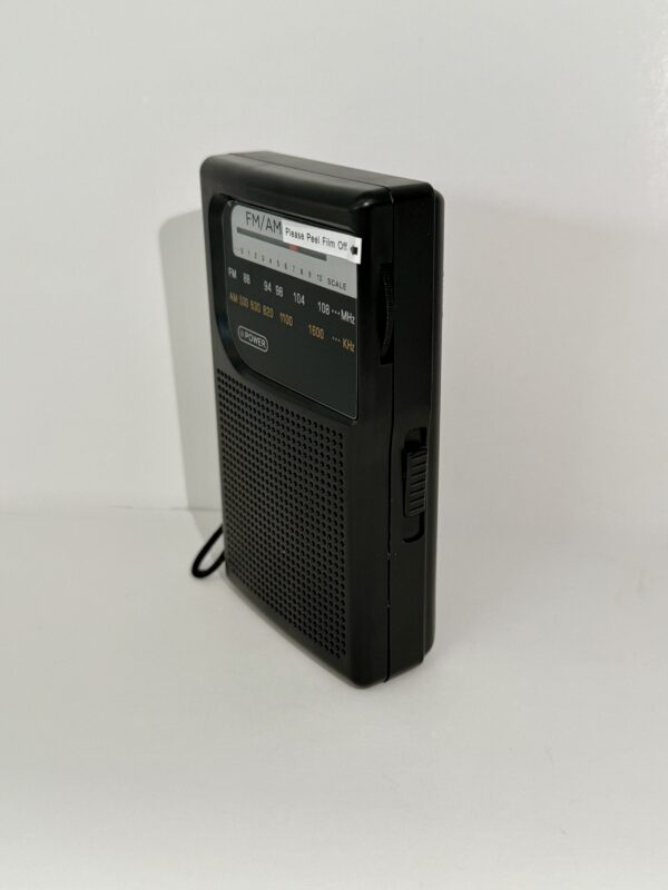 Radio portátil a Pilas FM/Am Negra - Imagen 4
